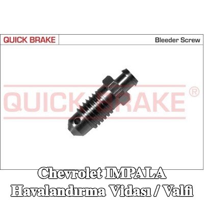 QUICK BRAKE Havalandırma vidası / valfi — Chevrolet Impala