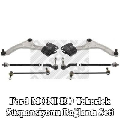 MAPCO Bağlantı seti, tekerlek süspansiyonu Ön Aks Sol, Ön Aks Sağ, aks mafsalı ile birlikte, bağlantı çubuğu ile — Ford Mondeo