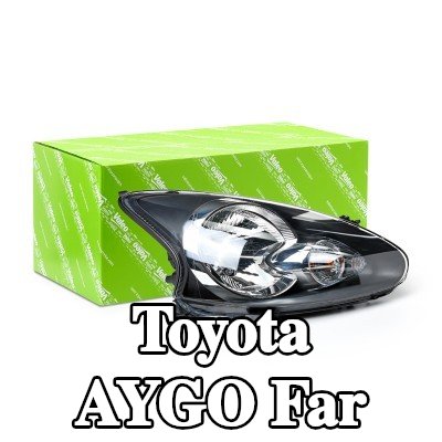 VALEO Far ORİJİNAL PARÇA, Sağ, H4, far seviyeleme motorlu, Gösterge Rengi: şeffaf — Toyota Aygo
