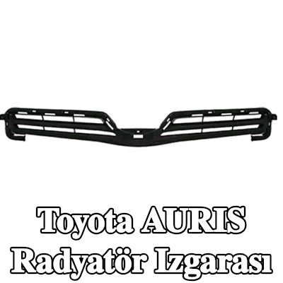VAN WEZEL Radyatör ızgarası, siyah — 2012 Toyota Auris