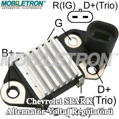 MOBILETRON Alternatör voltaj regülatörü — Chevrolet Spark
