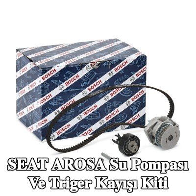 BOSCH Su pompası ve triger kayışı kiti Diş Sayısı: 135, Width: 19mm — 1997 SEAT Arosa