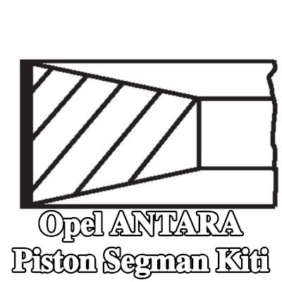 MAHLE Piston Segman Kiti — 2011 Opel Antara