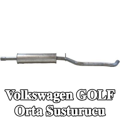 BOSAL Orta susturucu — Volkswagen Golf
