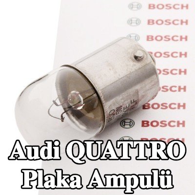 BOSCH Plaka ampulü — Audi Quattro
