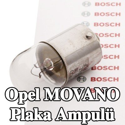 BOSCH Plaka ampulü — 2012 Opel Movano