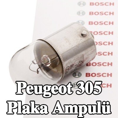 BOSCH Plaka ampulü — Peugeot 305