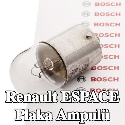 BOSCH Plaka ampulü — 1990 Renault Espace
