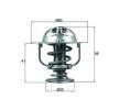 MAHLE Termostat 82°C, 60mm, 30mm, contalı/sızdırmaz — Toyota Dyna (1)