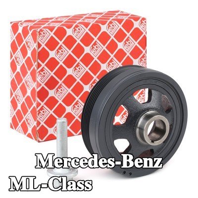 FEBI BILSTEIN بكرة العمود المرفقي مع برغي, توربو OE جديد — 2000 Mercedes-Benz ML-Class