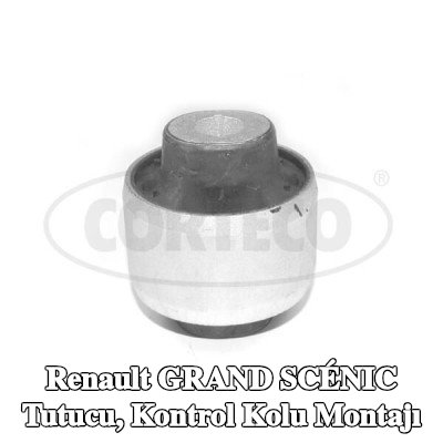CORTECO Tutucu, kontrol kolu montajı — Renault Grand Scénic