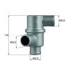 MAHLE Termostat 80°C, contasız/sızdırmazlık elemanı olmadan — Chevrolet Niva (5)
