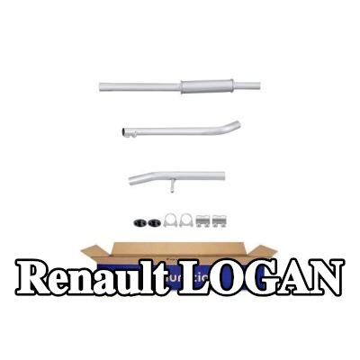 HELLA كاتم صوت وسط مع قطع التثبيت — 2012 Renault Logan