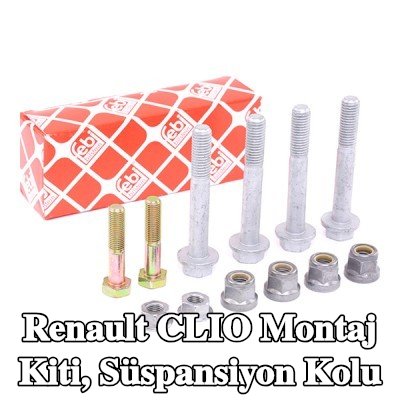 FEBI BILSTEIN Montaj kiti, süspansiyon kolu Ön Aks Sol, Ön Aks Sağ — Renault Clio