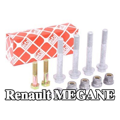 FEBI BILSTEIN مجموعة أدوات التركيب, ذراع التعليق للمحور الأمامي الأيسر, المحور الأمامي الأيمن — Renault Megane