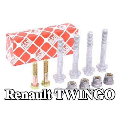 FEBI BILSTEIN مجموعة أدوات التركيب, ذراع التعليق للمحور الأمامي الأيسر, المحور الأمامي الأيمن — Renault Twingo