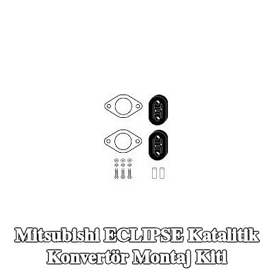 HJS Katalitik konvertör montaj kiti — Mitsubishi Eclipse