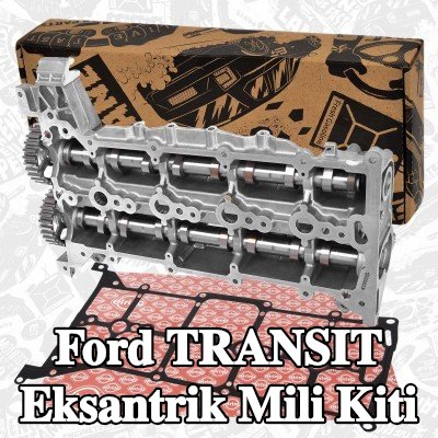 ET ENGINETEAM Egzoz tarafı eksantrik mili kiti, Emme Tarafı, contalı/sızdırmaz — Ford Transit
