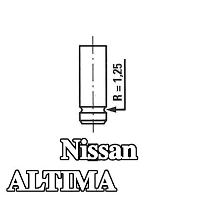 FRECCIA صمام السحب ساق الصمام المطلي بالنيتريد — Nissan Altima