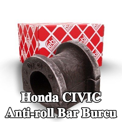 FEBI BILSTEIN Ön aks stabilizatör çubuğu burcu, 25mm, Kauçuk — 1997 Honda Civic