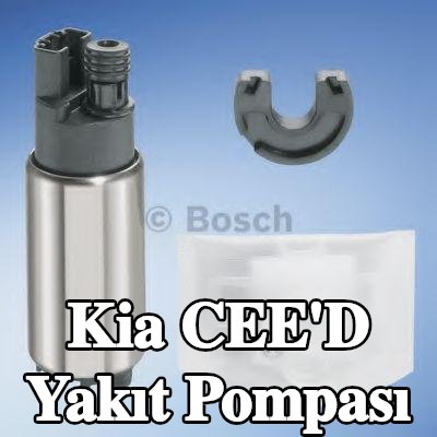 BOSCH Elektrikli yakıt pompası, sabitleme/montaj malzemesi ile, konektör parçaları ile — 2016 Kia Cee'd