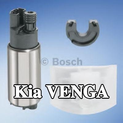 BOSCH مضخة وقود كهربائية, مع مواد تثبيت/تركيب, مع أجزاء موصل — Kia Venga