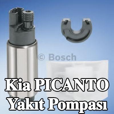 BOSCH Elektrikli yakıt pompası, sabitleme/montaj malzemesi ile, konektör parçaları ile — Kia Picanto