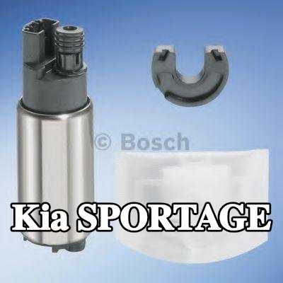 BOSCH مضخة وقود كهربائية, مع مواد تثبيت/تركيب, مع أجزاء موصل — 2004 Kia Sportage