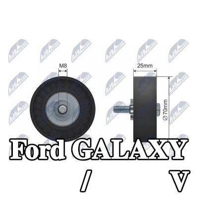 NTY بكرة انحراف/توجيه، حزام V — Ford Galaxy