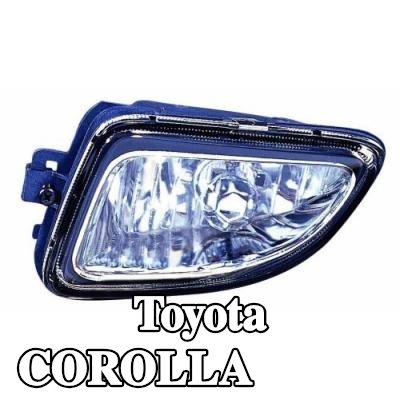 ABAKUS مصباح ضباب يمين, H3, بدون لمبة, بدون حامل لمبة — 2000 Toyota Corolla