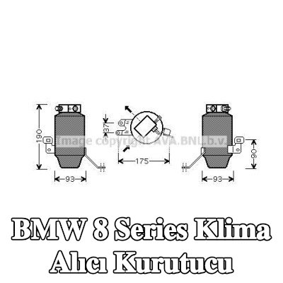 PRASCO Klima alıcı kurutucu — BMW 8 Series