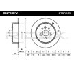 RIDEX Arka aks fren diski, Outer Diameter: 269mm, düz, Kaplamasız, Dökme Demir, cıvata/vida olmadan — 1990 Lexus Es (2)