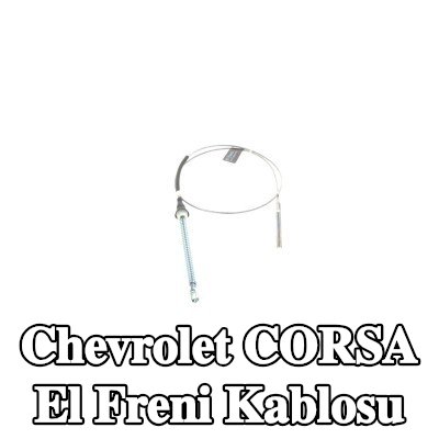 BOSCH El freni kablosu 1078mm — Chevrolet Corsa
