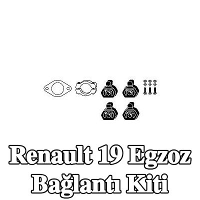HJS Egzoz bağlantı kiti — 1990 Renault 19