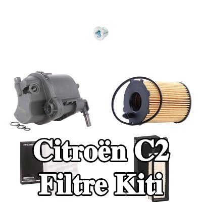 RIDEX Filtre kiti — 2003 Citroën C2