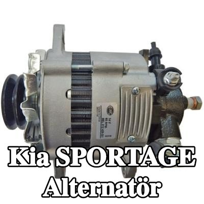 HELLA Alternatör 60A — 2002 Kia Sportage