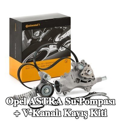 CONTITECH Su Pompası + V-Kanalı Kayış Kiti — 2012 Opel Astra