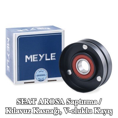 MEYLE Saptırma / kılavuz kasnağı, V-ribbed kayış ORİJİNAL Kalite, Outer Diameter: 70mm — SEAT Arosa