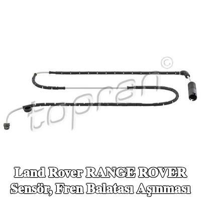 TOPRAN Sensör, fren balatası aşınması — 2012 Land Rover Range Rover