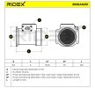 RIDEX Kütle hava akış sensörü 12V — Nissan Skyline (6)