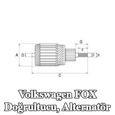 HC-Cargo Doğrultucu, alternatör — Volkswagen Fox