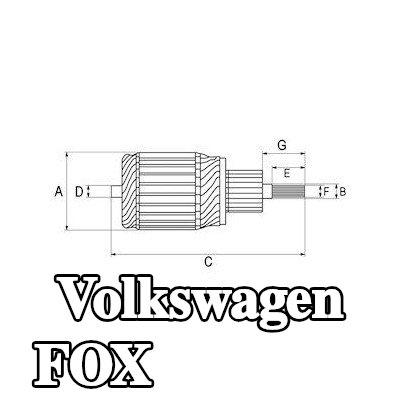 HC-Cargo المقوم، المولد — Volkswagen Fox