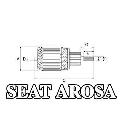 HC-Cargo المقوم، المولد — 1997 SEAT Arosa