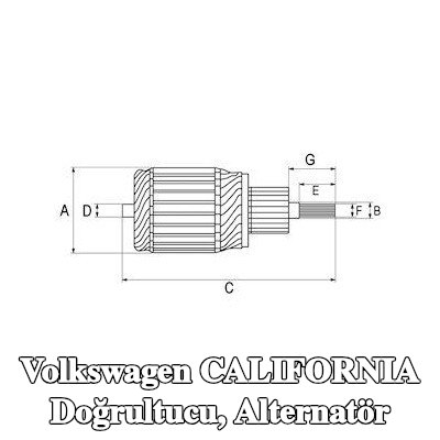 HC-Cargo Doğrultucu, alternatör — Volkswagen California