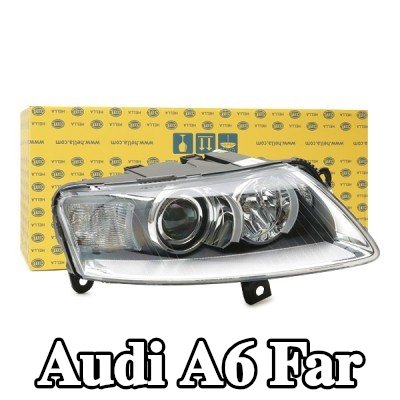 HELLA Far Sağ, D2S, P21W, PY21W, W5W, ampullü, far seviyeleme motorlu, balast olmadan, kızdırma deşarj lambası olmadan, ateşleyici olmadan, dinamik viraj lambası için kontrol ünitesi olmadan (AFS) — 2004 Audi A6