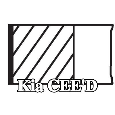 MAHLE مجموعة حلقات المكبس — Kia Cee'd
