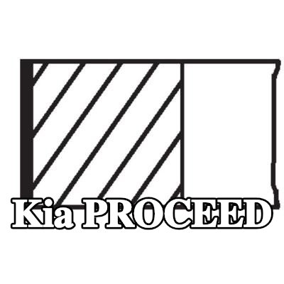 MAHLE مجموعة حلقات المكبس — Kia Proceed