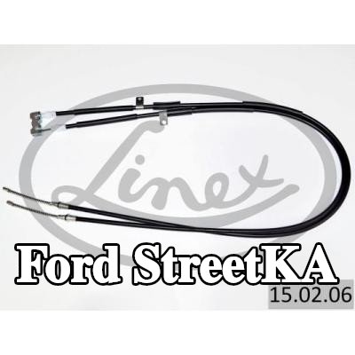 LINEX كابل، فرامل الخدمة — Ford StreetKA