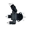 MAHLE Termostat 87°C, contalı/sızdırmaz — Audi A4 (5)