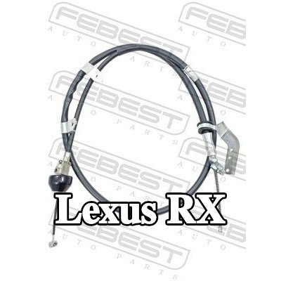 FEBEST كابل فرامل اليد الخلفي الأيسر — Lexus Rx